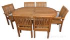 Teak Dining Set Captiva and Millbrook Chairs