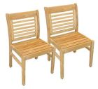 Teak Westerly Side Chair PAIR - Goldenteak