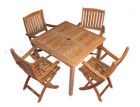 Teak Dining Set Bistro Providence