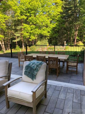 Teak Dining Set for 8 - Customer Photo Goldenteak