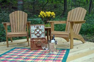 Teak Adirondacks at Welsh Hills Inn - Goldenteak Customer Photo