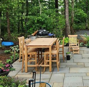 Teak Bar Height Dining Set Customer Photo Goldenteak