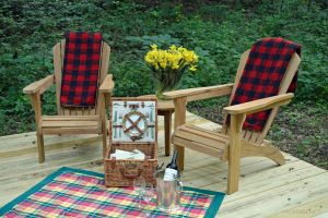 Teak Adirondacks at Welsh Hills Inn - Goldenteak Customer Photo