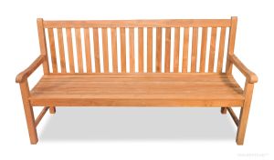 Teak Bench Block Island, 6 ft