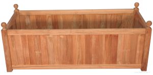 Teak Mission Planter 47 in X 23 in X 20 in