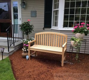 Teak Aquinah Bench 4ft from Goldenteak - MA - customer photo