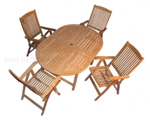 Teak Dining Set Captiva Salisbury