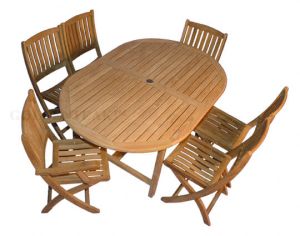 Teak Dining Set Captiva Providence