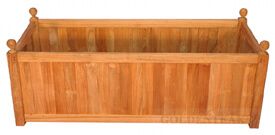 Teak Mission Planter 47 in X 23 in X 20 in