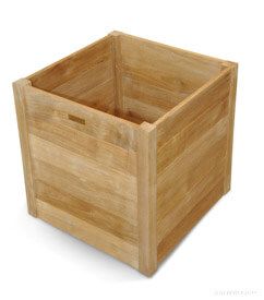 Contemporary Estate Teak Planter Box