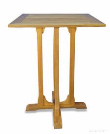 Teak Square Bar Table 36 inch Sq.