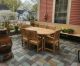 Teak Captiva Table and Millbrook Chairs Dining Set Customer Photo