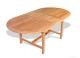 Teak Dining Table Oval Extension 102M - Jupiter Collection