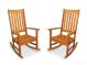 Teak Outdoor Rocking Chair PAIR - SPECIAL, Carolina Collection