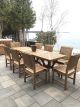 Versatile Teak Outdoor Dining Set - Customer Photo