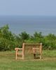 Teak Hyde Park Bench Goldenteak Cranes Castle - cust photo