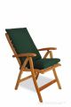 Teak Recliner Seat and Back Cushion Set